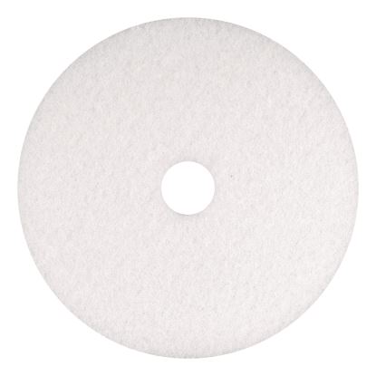 Polishing Pads, 18" Diameter, White, 5/Carton1