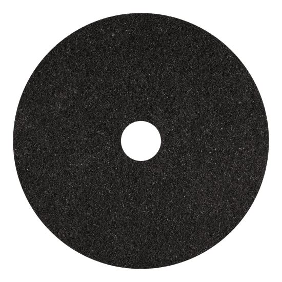 Stripping Pads, 15" Diameter, Black, 5/Carton1