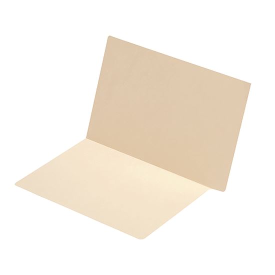 Compact End Tab File Folder, Straight Tabs, 0.75" Expansion, Manila, 100/Box1