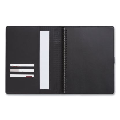 Soft-Cover Notebook Folio Set, 1-Subject, Narrow Rule, Black Cover, (80) 9.5 x 6.5 Sheets1