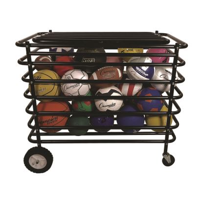 Ultimate Lockable Ball Locker, 24" x 44" x 39", Black1