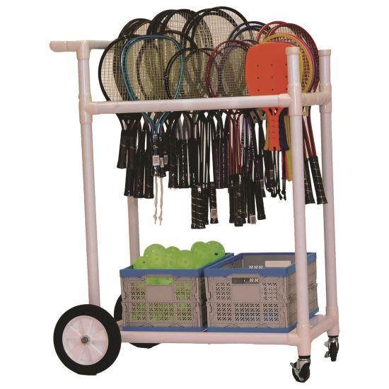 All-Terrain ABS Racket Cart, 20" Wide x 33" Long, White1