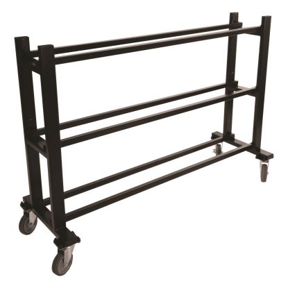 Deluxe Heavy-Duty Basketball Cart, Metal, 220 lb Capacity, 16 x 50.75 x 34.75, Black1