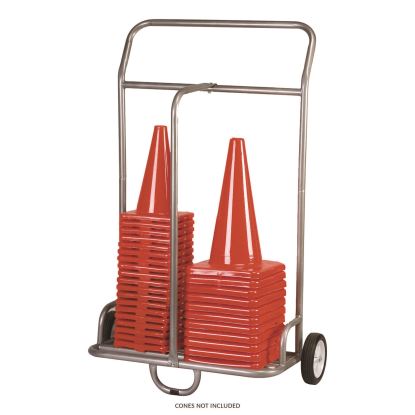 Combination Equipment Cart, Metal, 132 lb Capacity, 16 x 32 x 48, Silver1