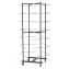 56 Football Helmet Rolling Rack, 26" x 28" x 81", Black1
