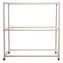 9 Ball ABS Storage Cart, Plastic, 132 lb Capacity, 19 x 62 x 67, White1