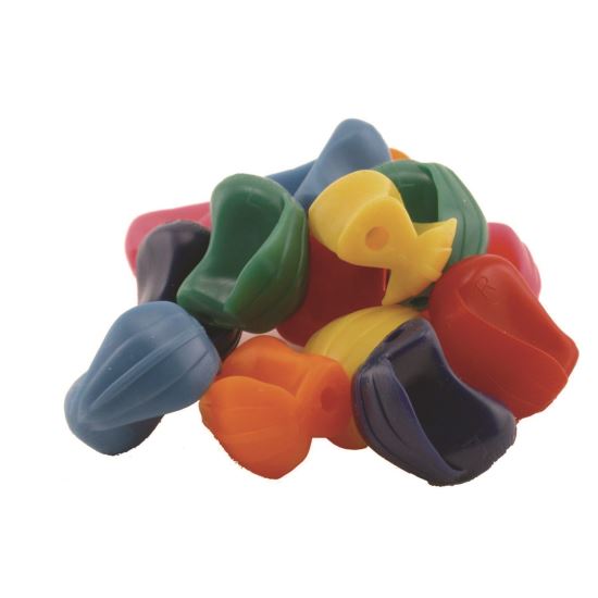 Crossover Grip, 1" Long, Assorted Colors, 100/Carton1