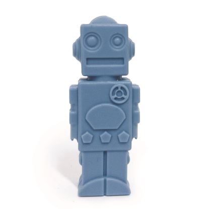 Pencil Topper, Robot, Blue, 24/Carton1