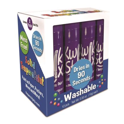 Kwik Stix Single Color Pack, 0.7" x 3.5", Purple, 12/Pack, 12 Packs/Carton1