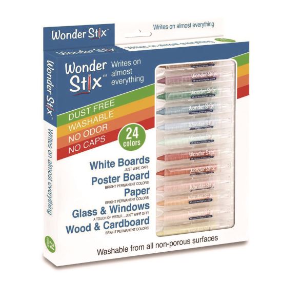 Wonder Stix Set, 0.5" x 3.7", Assorted, 24/Set, 12 Sets/Carton1