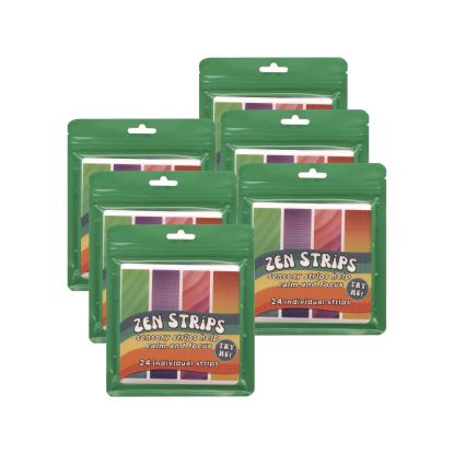 Zen Strips, Bumpy Gradient Classpack, Assorted Colors, 24/Set, 6 Sets/Carton1