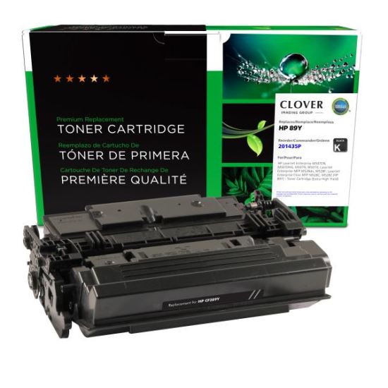 Picture of Clover Imaging Remanufactured Extra High Yield Toner Cartridge (New Chip) for HP 89Y (CF289Y)