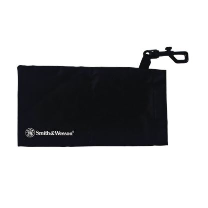 Safety Glasses Carrying Pouch with Belt Clip, 4.25 x 0.25 x 4.25, Black, 12/Carton1