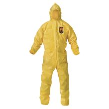 A70 Chemical Spray Protection Coveralls, 4X-Large, Yellow, 12/Carton1