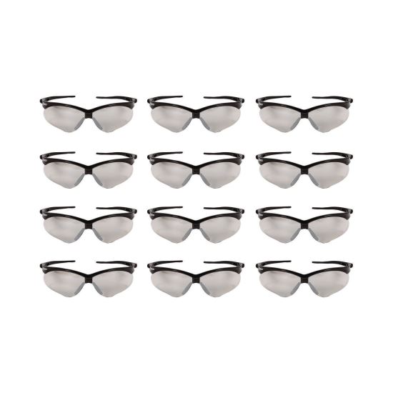 V30 Nemesis Safety Glasses, Black Nylon Frame, Indoor/Outdoor Polycarbonate Lens, 12/Box1