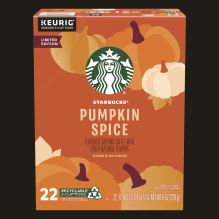 Pumpkin Spice Coffee K-Cup, 22/Box1