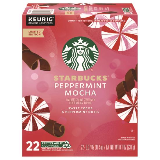 Peppermint Mocha K-Cup, 22/Box1