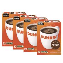 K-Cup Pods, Dunkin Regular, 88/Carton1