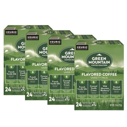 Flavored Variety Coffee K-Cups, Assorted Flavors, 96/Carton1