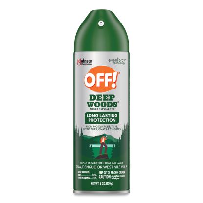 Deep Woods Insect Repellent, 6 oz Aerosol Spray, 12/Carton1