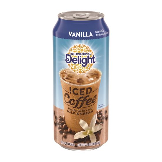 Iced Coffee, Vanilla, 15 oz Can, 12/Carton1