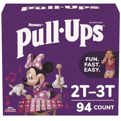 Pull-Ups Learning Designs Potty Training Pants for Girls, 2T-3T, 16 lbs to 34 lbs, 94/Carton1