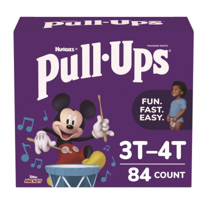 Pull-Ups Learning Designs Potty Training Pants for Boys, Size 5, 3T-4T, 32 lbs to 40 lbs,  84/Carton1