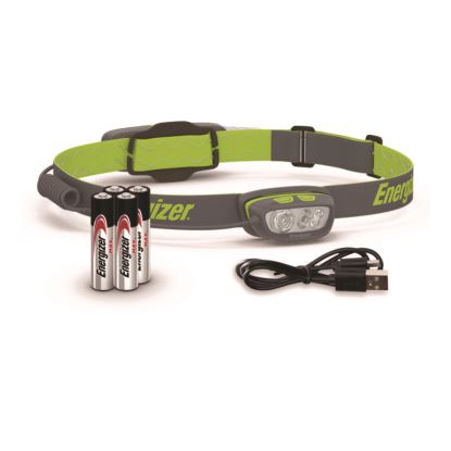 Pro Series Multi-Color Hybrid Headlamp, Rechargeable Lithium Ion/4 AAA Batteries (Included), Gray/Green1