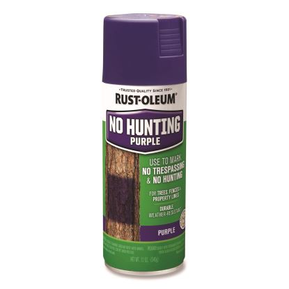 Specialty No Hunting Purple Spray Paint, Flat Purple, 12 oz Aerosol Can1