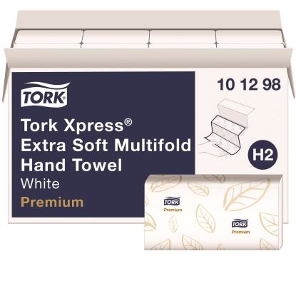 Xpress Extra Soft Multifold Towel, 2-Ply, 9.12 x 12.8, White, 94 Towels/Pack,16 Packs/Carton1