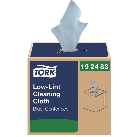 Low-Lint Cleaning Cloths, 1-Ply, 15 x 15, Blue, 240 Sheets, 4 Boxes/Carton1