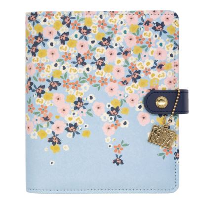 Personal Planner, Floral, 7.48 x 6.42, Blue/Pink/White/Yellow Cover, 12-Month, Undated1