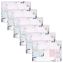Weekly Planner Pad, Feathers, 11.7 x 8.3, Blue/Cream/Pink Cover, 12-Month, Undated, 6/Pack1
