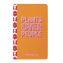Soft Cover Eco Notebook, 1-Subject, Medium/College Rule, Orange/Pink Red/White, (96) 8.3 x 5.8 Sheets1