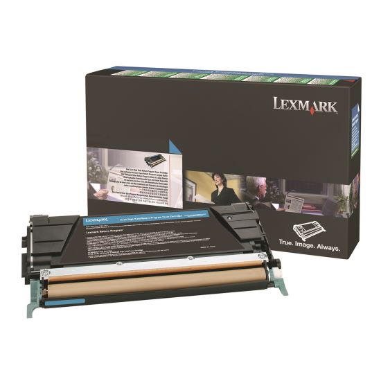 X746A4CG Toner, 7,000 Page-Yield, Cyan1