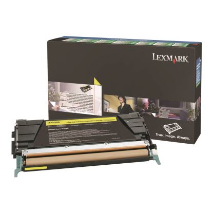 X746A4YG Toner, 7,000 Page-Yield, Yellow1