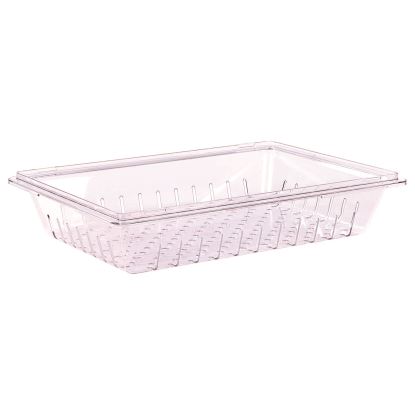 StorPlus Polycarbonate Food Storage Container Colander, 18 x 26, Clear, Plastic1