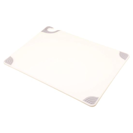 Saf-T-Grip Cutting Board, Plastic, 24 x 18 x 0.5, White1