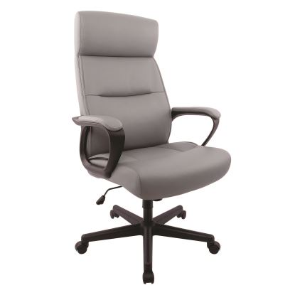 Alera Oxnam Series High-Back Task Chair, Supports Up to 275 lb, 17.56 to 21.38 Seat Height, Gray Seat, Gray Back, Black Base1