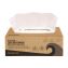 One-Ply Paper Wipers, 9.84 x 9.06, White, 125 Wipers/Box, 18 Boxes/Carton1