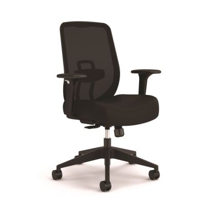 Altern Mesh Back Task Chair, 17.95 to 21.1 Seat Height, Black Seat, Black Back, Black Base1