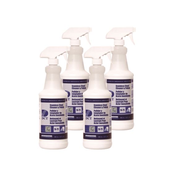 Stainless Steel Cleaner and Polish RLQ, 32 oz Spray Bottle, 4/Carton1