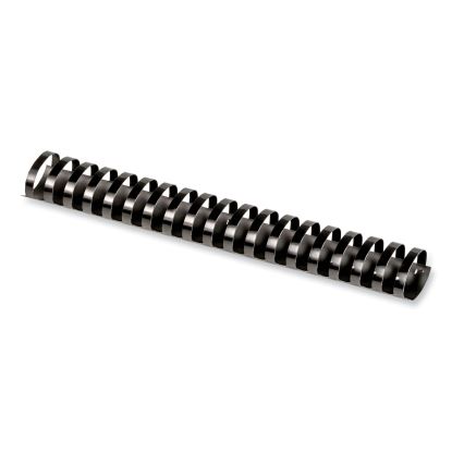 Plastic Comb Bindings, 1 1/2" Diameter, 340 Sheet Capacity, Black, 50/Pack1