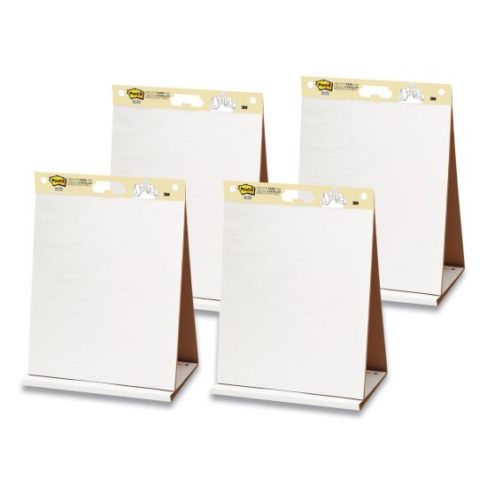 Original Tabletop Easel Pad with Self-Stick Sheets, Unruled, 20 x 23, White, 20 Sheets, 4/Pack1