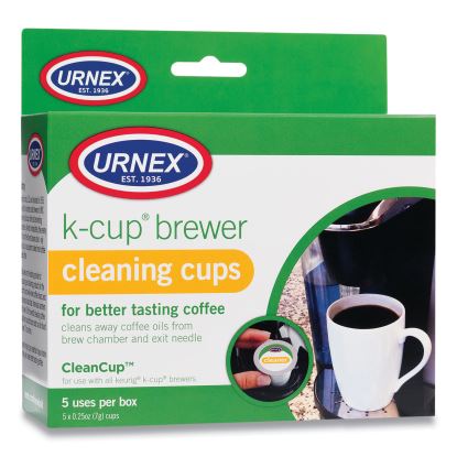 CleanCup Coffee Pod Brewer Cleaning Cups, 0.25 oz Cup, 5/Pack1