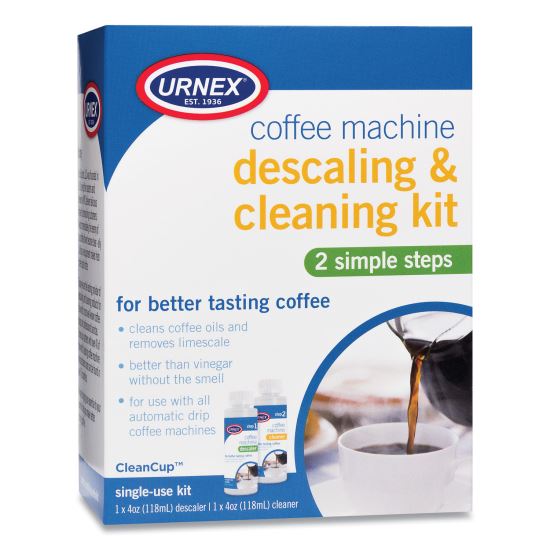 Coffee Machine Descaling and Cleaning Kit, 4 oz Descaler and 4 oz Cleaner1