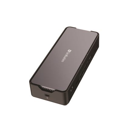 USB-C Pro Docking Station 15-in-1 SSD Enclosure, Audio/DisplayPort/HDMI/Micro SD/NVMe/RJ45/SD/USB-A/USB-C/SATA, Gray1