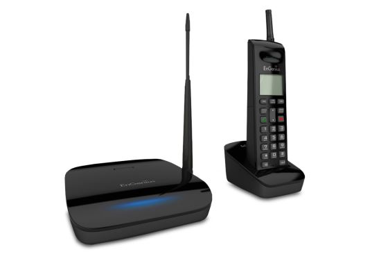 EnGenius FreeStyl 2 Analog/DECT telephone Caller ID Black1