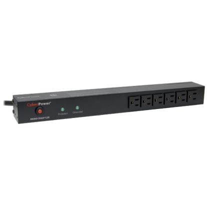 CyberPower RKBS15S6F8R surge protector Black 14 AC outlet(s) 120 V 179.9" (4.57 m)1