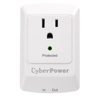 CyberPower CSP100TW surge protector White 1 AC outlet(s) 125 V1